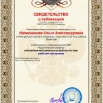 рабочая программа